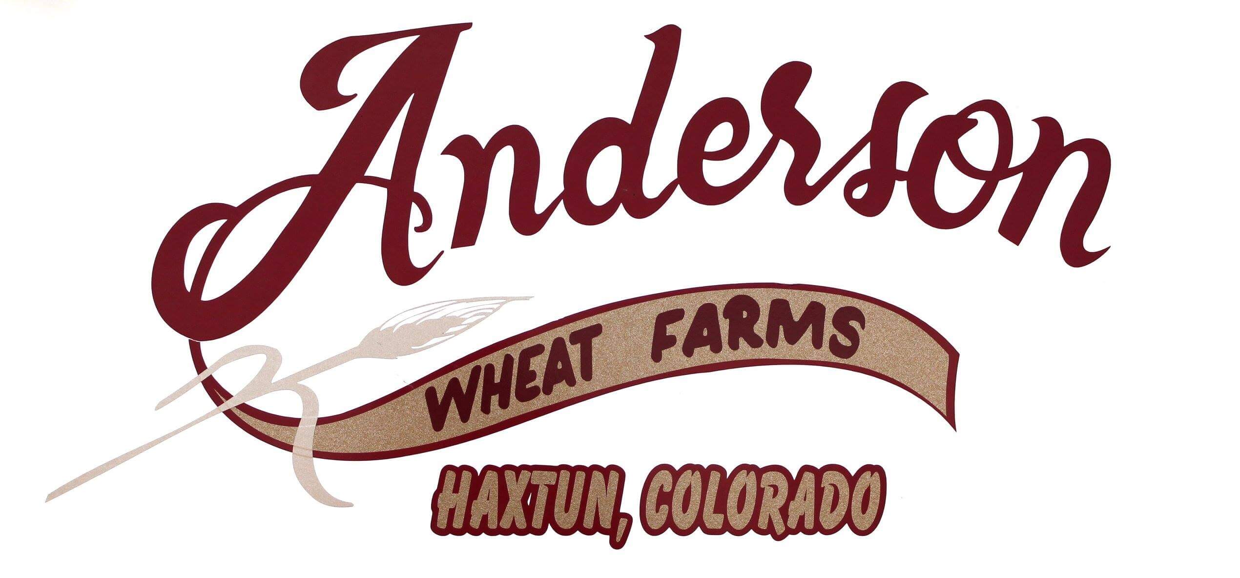 Logo: Anderson Wheat Farms.